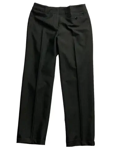 Atelier Urban Outfitters Women's Dress Pants Size 6 Gray Flat Front Straight Leg Black