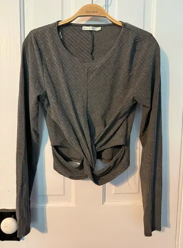 Heart and Hips  Grey Long Sleeve thumbnail 1