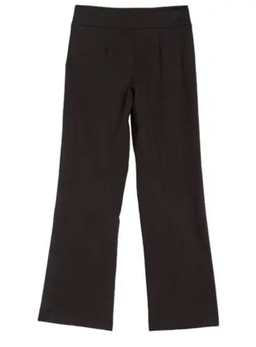 T Tahari Women's Black Ponte Wide Leg Soft Pants Sz 4