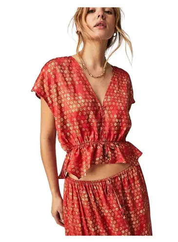 Free People  Dreambound Set Red Small New