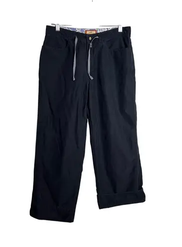 Horny Toad Straight Crop Capri Pants Size 8 Casual Outdoor Navy Blue