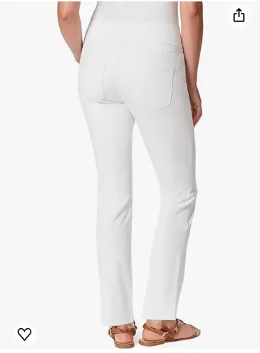 Gloria Vanderbilt Womens Amanda Pull On High Rise Jeans, Vintage White