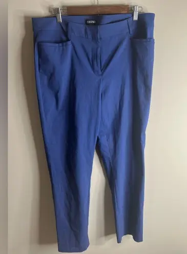 Roz & Ali navy blue dress pants size 16
