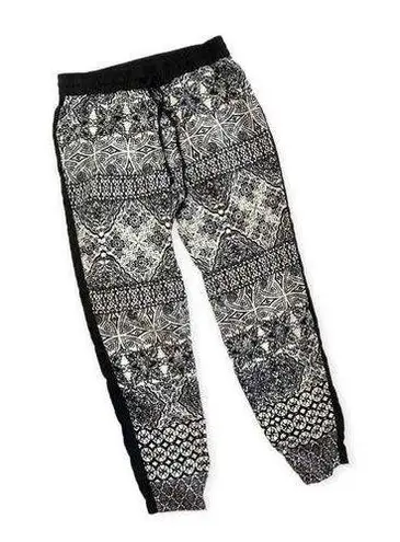 Cato Womens  Pallazo Pull-On Drawstring Tribal Aztec Joggers Pants   - Sz S