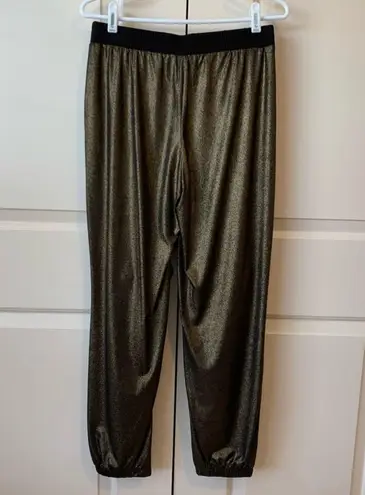 Ny Collection Gold Stretch Harem Pants