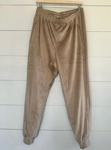 SKIMS Women’s Large Brown Velour Velvet Jogger Pants
