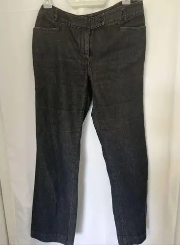 Talbots  Black Straight Jeans Size 6 Petite