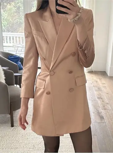 ALC Frank A. L. C Satin Shirtdress/ Jacket Blazer WORN ON TV