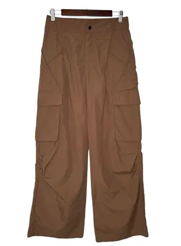 Halara NWT S High Waisted Multi Pockets Wide Leg Casual Cargo Pants Hiking Nylon