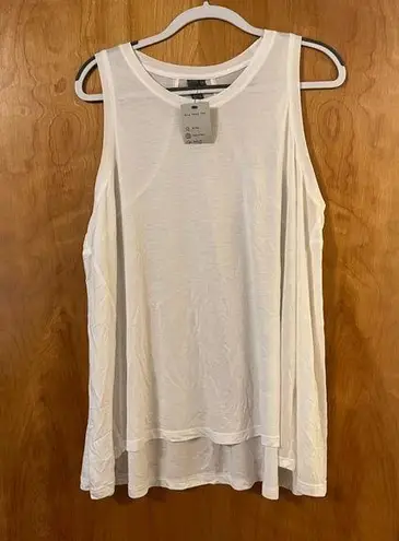 Sweaty Betty Easy Peazy Vest Tank Sleeveless Top White Yoga NWT Size XXL $48