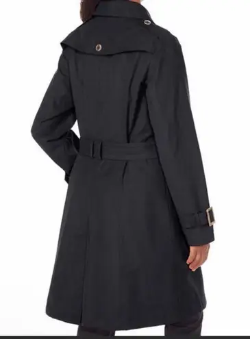Pendleton Black Waterproof Longline Belted Trench Coat Jacket Size Small NWT