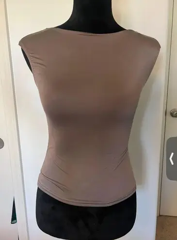 Mocha Slinky Top And Skirt Size 6