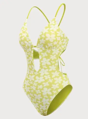 Berlook Light Green Jacquard Cut Out One