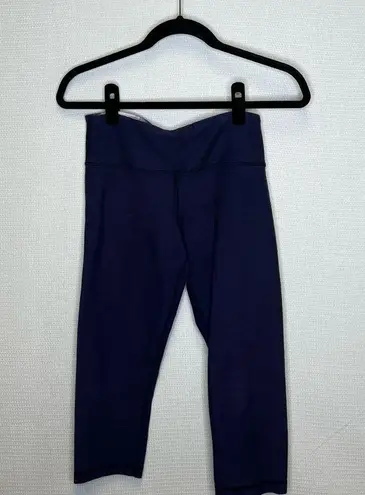 Lululemon  Athletica | Size‎ 6 Blue Capri Leggings Stretchy Fit - Image 1
