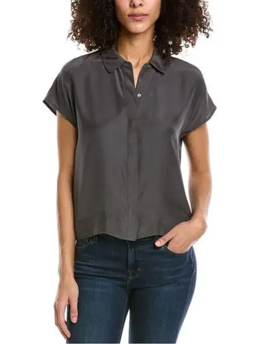 ATM Anthony Thomas Melillo Silk Camp Shirt Size S Blue