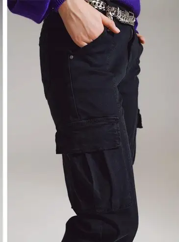 Black straight cut pants Size 2