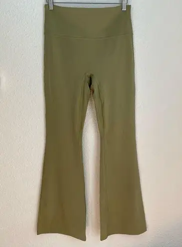 All In Motion avocado green high rise flare leggings size L