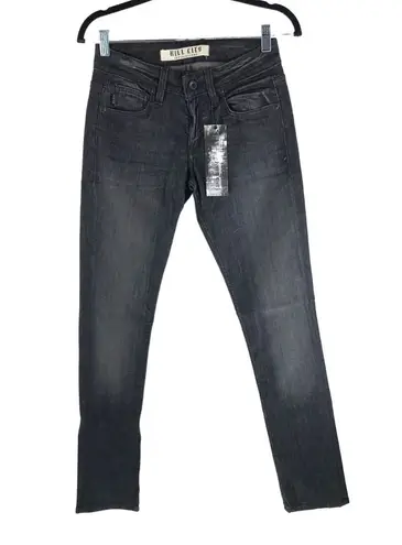 Kill City Womens Conspirators Black Skinny Jeans Goth Punk Rock Size 27