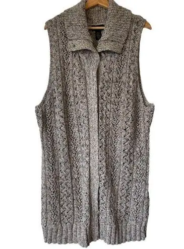 Lane Bryant NWT  Wool Blend Knit Vest