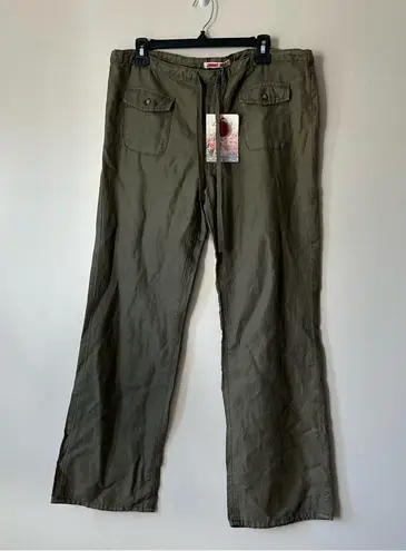 Johnny Was Lounger Drawstring Army Green Pant