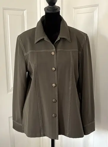 TanJay 90s Olive Green Women's Shacket Size undefined