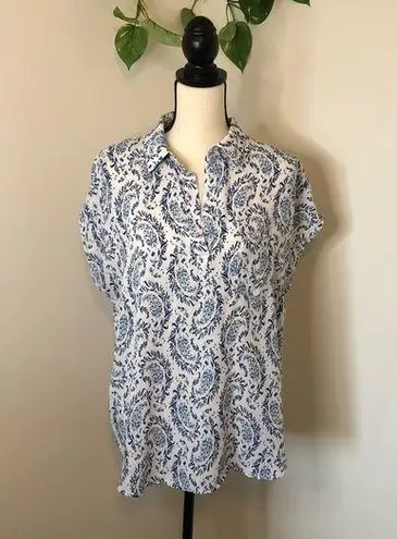 Pleione Paisley Print Blouse