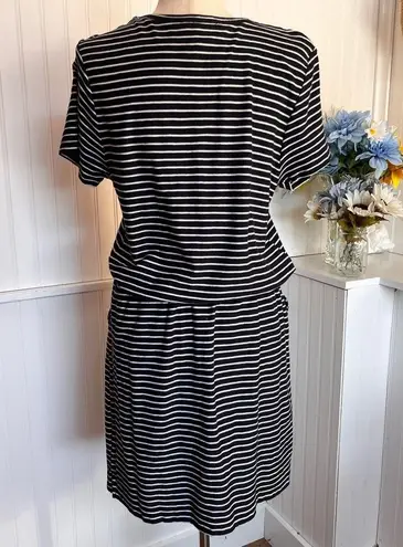 Andrea Jovine Blue & White Striped Dress Weekend by