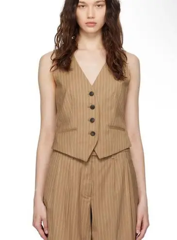 Rag and Bone Tan Priya Vest NEW