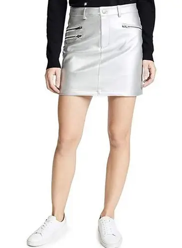 Rebecca Minkoff 🎉HP🎉 metallic faux leather skirt