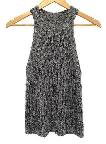 Mango  Knit Mock Neck Tank Top