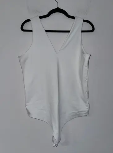 Abercrombie & Fitch Soft AF Collection Tank Bodysuit XL White