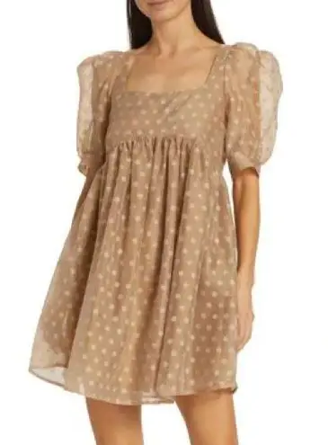 En Saison Desiree Mini Dress in Natural Dots