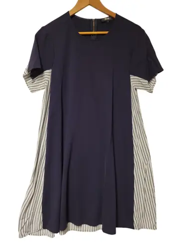 Slate + Willow Navy Stripe Maternity Shift Dress Size S Business Casual Career