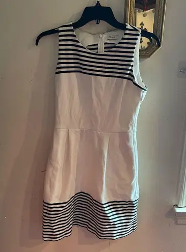 Madewell  Verse Cocktail Dress in Black and White