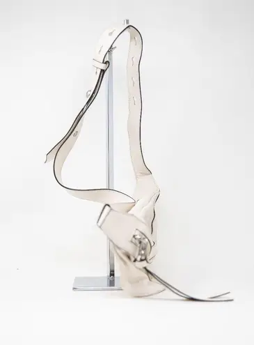 Rag & Bone Commuter Genuine Leather Crossbody Fanny Pack Travel Purse Bag Ivory