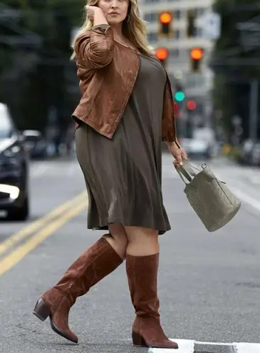 Ryllace olive long sleeve basic t