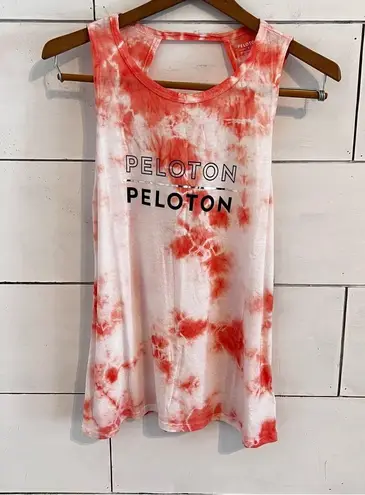 Peloton Flow Double Twist Back Tie Dye Tank Top. Size Small. NWT