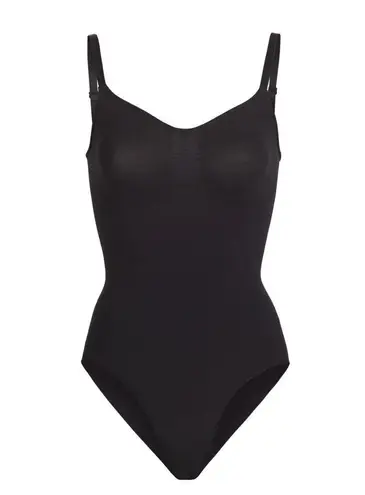 SKIMS Sculpting Onyx Black Shapewear Bodysuit with Snaps Size XL NWOT