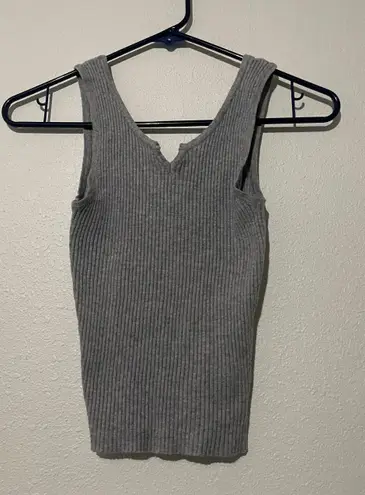 Active USA Gray Tank Crop Top