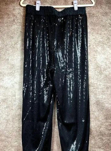 Shavonne Dorsey Sequin Jogger Black M Size M