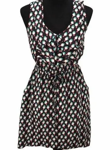 Bebop  Birds Dress Black, Blue, White, Pink, Medium