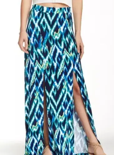 Tart Carmina Maxi Skirt Halo Ikat Mermaid Scale S