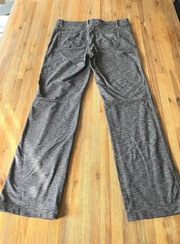 Kuhl Stretch Straight Leg Pant 5 Pocket Heathered Black Womens Size 14S