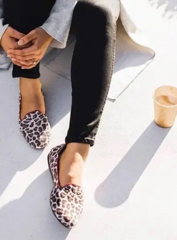 Rothy's  The Loafer Mocha Spot Animal Print Leopard Slip-On Flat Loafers