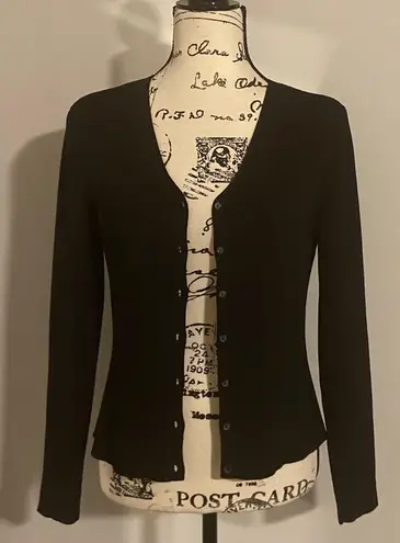 Cyrus Button Front Ribbed Knit Cardigan Sweater