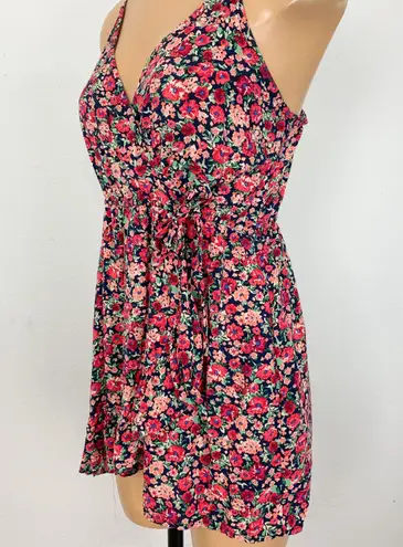 Wild Fable Floral one peice Wrap Romper Size Small