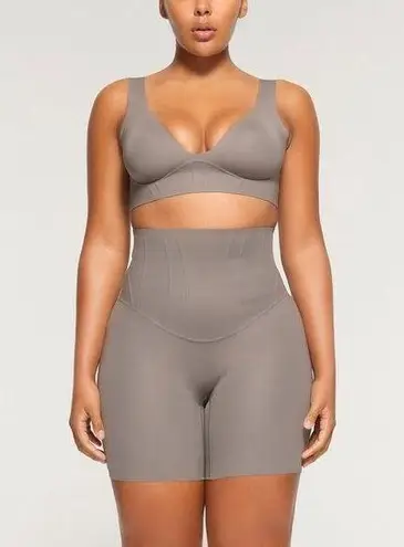 SKIMS Bonded Corset Short Steel Size Small