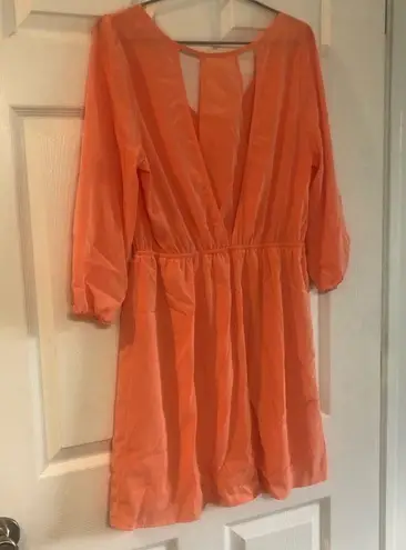 Pink Owl NWT  Orange Dress size Large