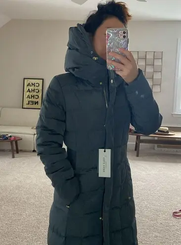 Cole Haan long down puffer jacket. Xs