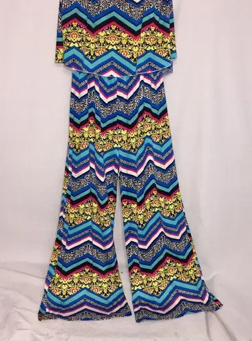 Magic Colorful Jumpsuit Sz M Gently Used